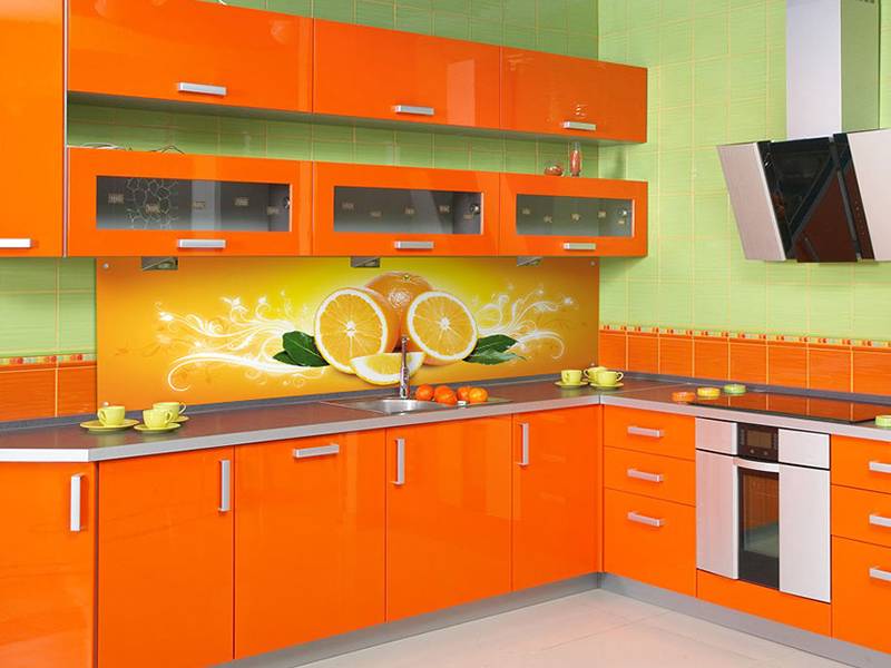 кухонный гарнитур угловой 3 фотопечать в Нижневартовске