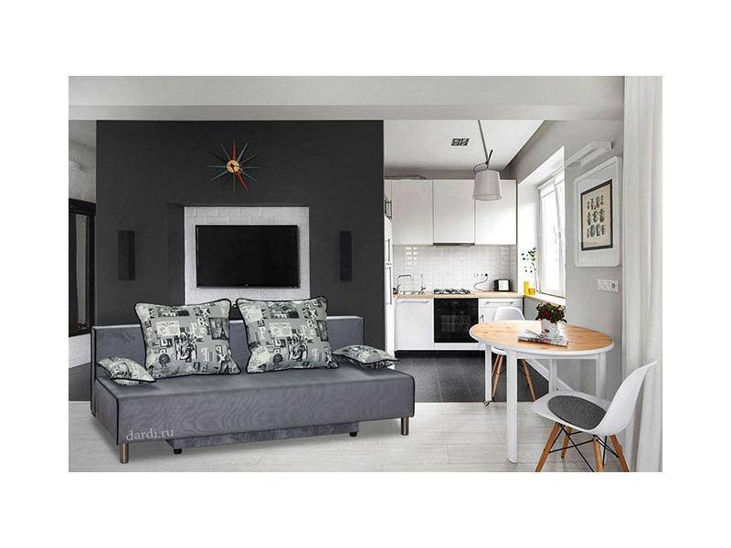 серый прямой диван лайм в Нижневартовске