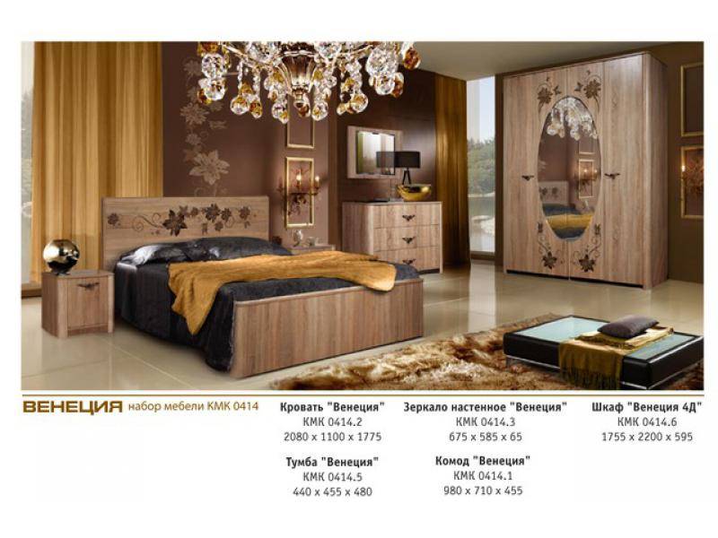 спальня «венеция» (набор кмк 0414) в Нижневартовске
