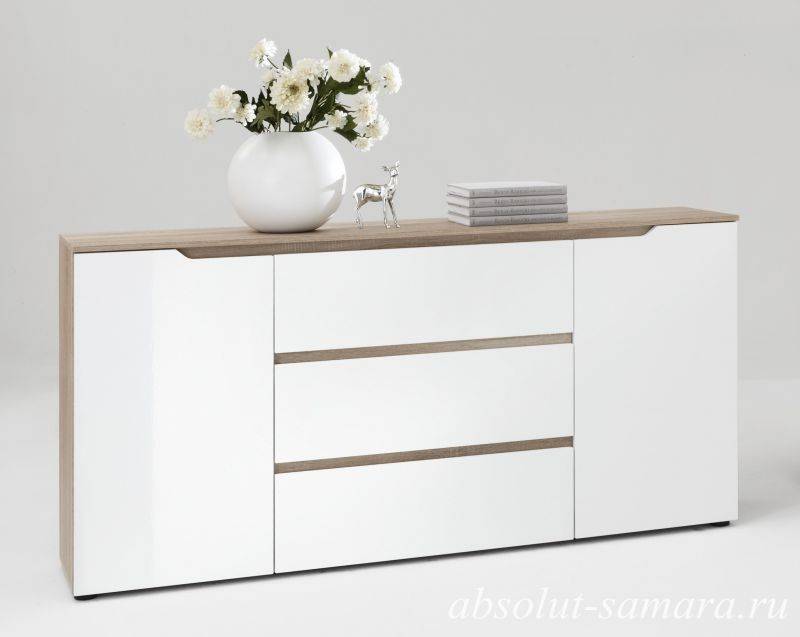 стильный белый комод в Нижневартовске