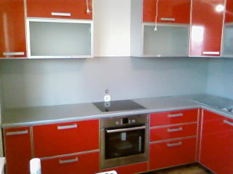 кухонный гарнитур угловой пластик в Нижневартовске