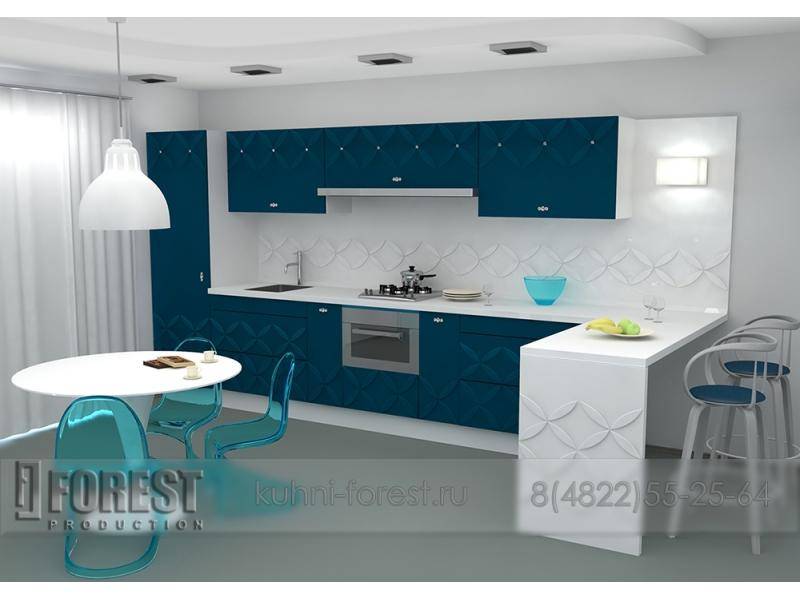 кухня бирюзовая шарлотта парис в Нижневартовске