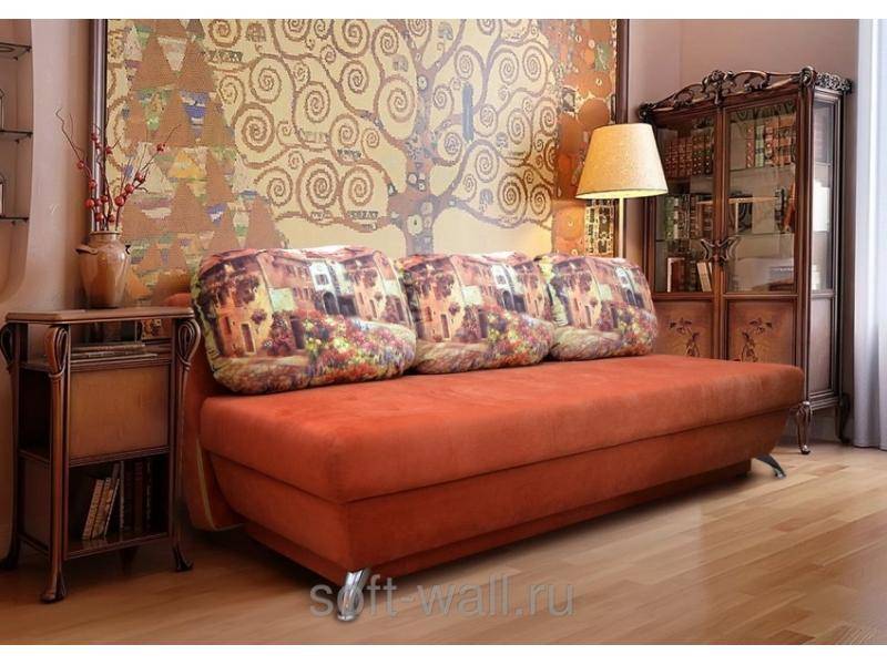 яркий оранжевый диван виолетта-1 в Нижневартовске