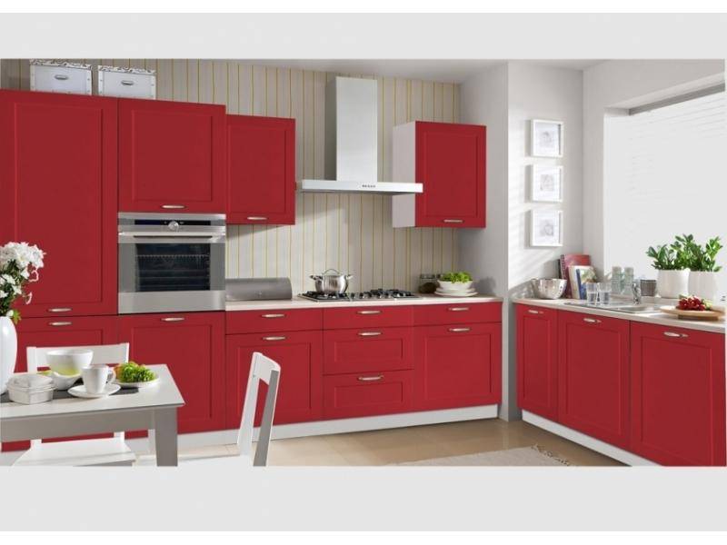 красная угловая кухня николь в Нижневартовске