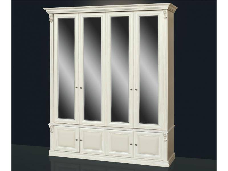 шкаф светлый с 4-мя зеркалами б13.2 в Нижневартовске