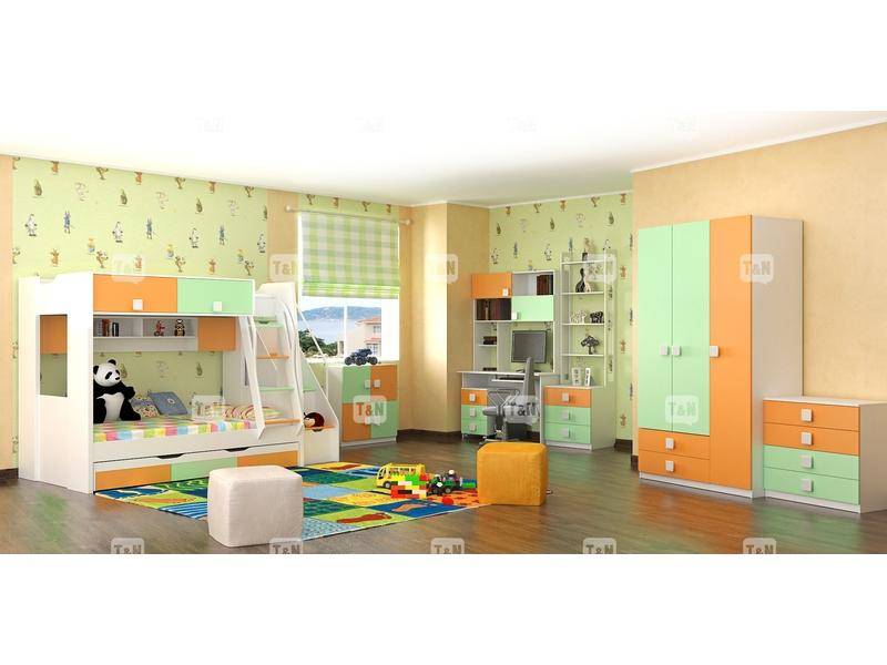 детская двухъярусная кровать rich green в Нижневартовске