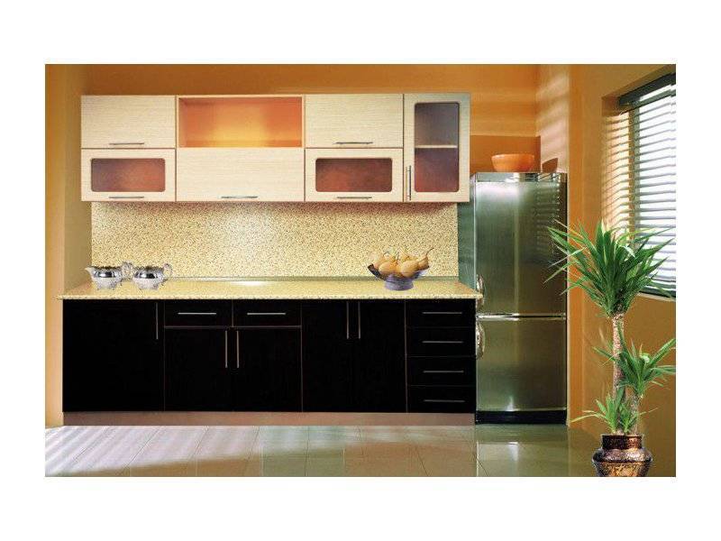 кухня прямая фасад монолит в Нижневартовске