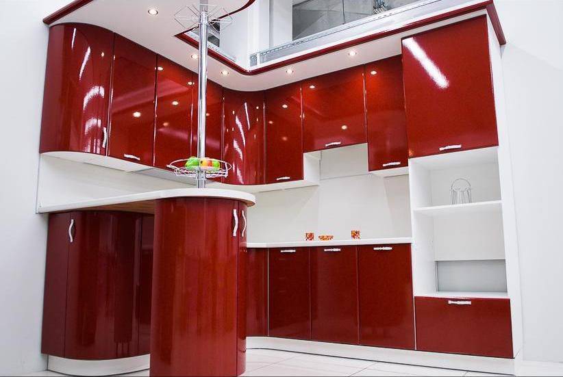 кухня пленка пвх гранат металлик в Нижневартовске