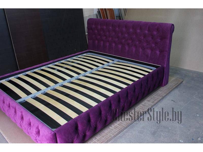 двуспальная кровать с каретной стяжкой grajina в Нижневартовске