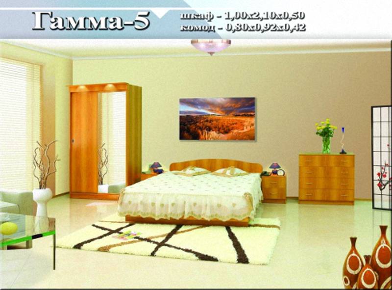 спальный гарнитур «гамма 5» в Нижневартовске