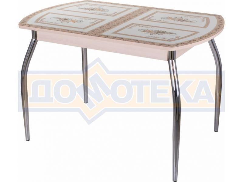 стол кухонный со стеклом гамма по-1 в Нижневартовске