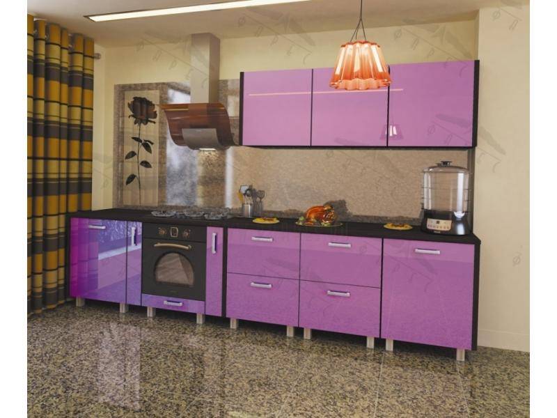 кухонный гарнитур прямой глэм1 в Нижневартовске