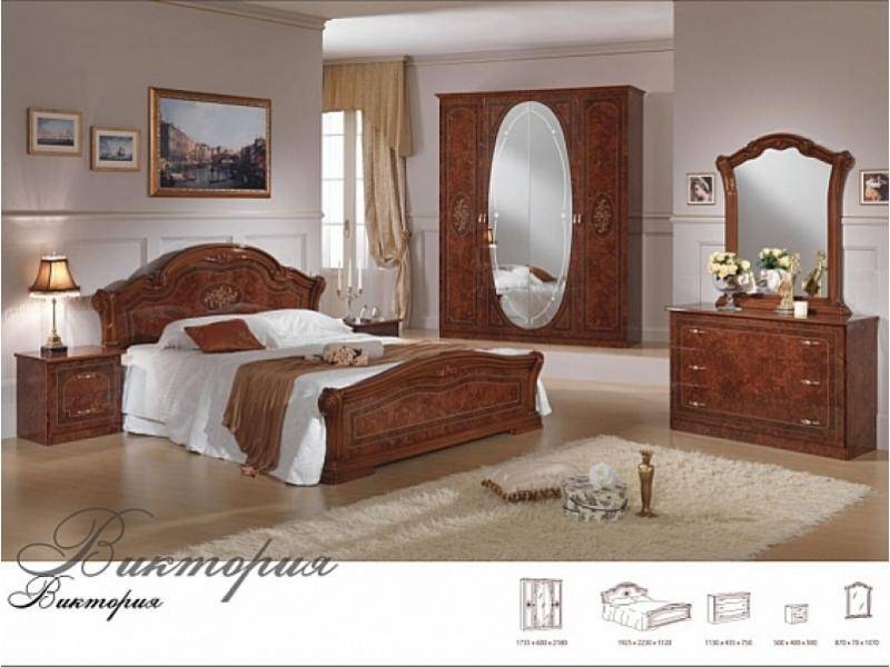 спальный гарнитур «виктория орех» в Нижневартовске