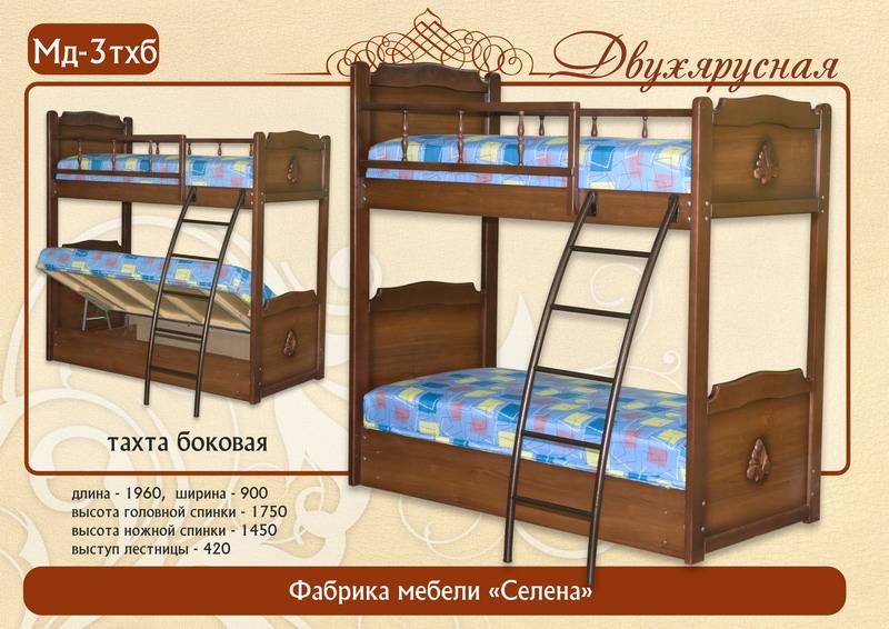 кровать «двухъярусная» мд-3тхб в Нижневартовске