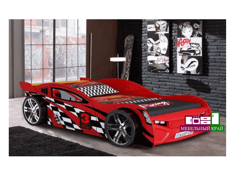 детская кровать каспер красный в Нижневартовске