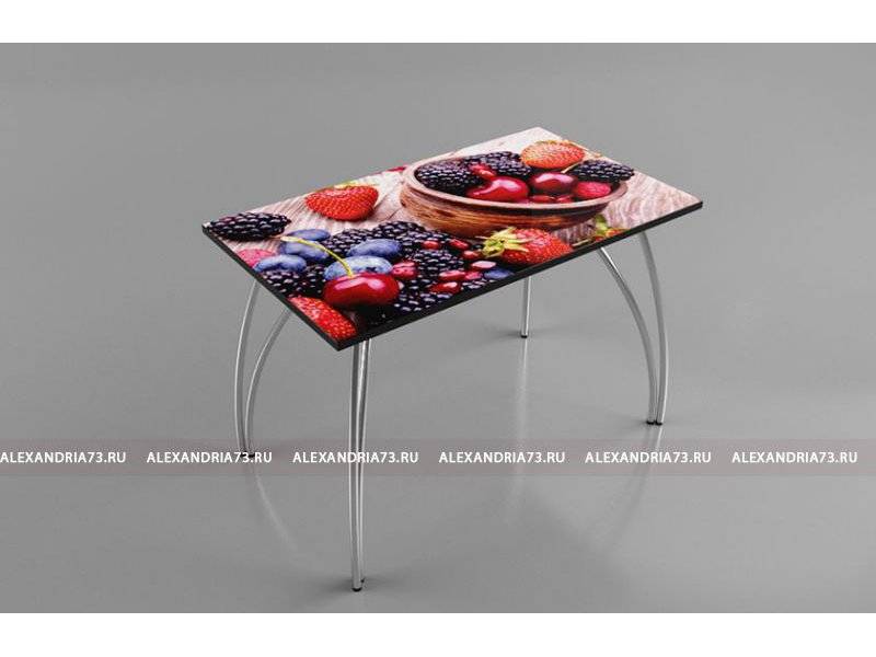 стол элерос с фотопечатью ежевика в Нижневартовске