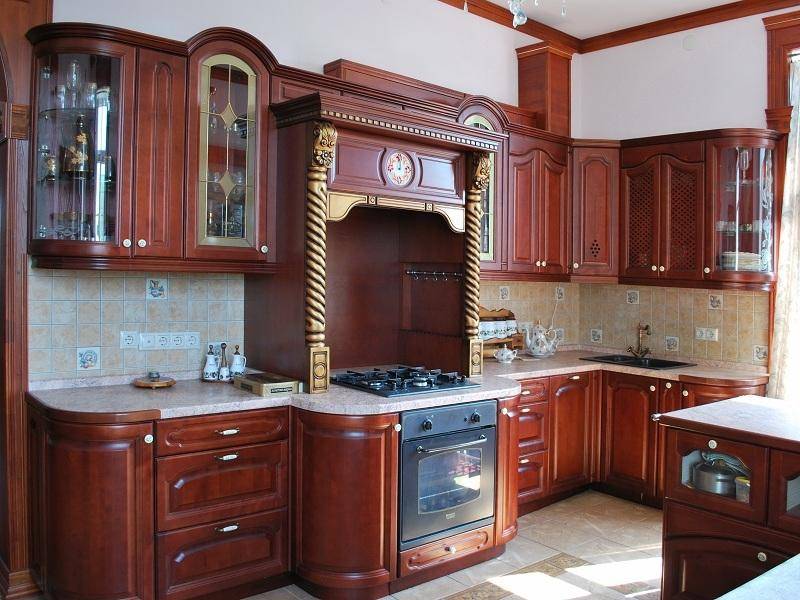 кухонный гарнитур береза цвет вишня в Нижневартовске