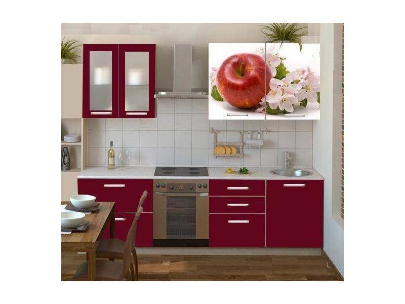 кухня прямая с фотопечатью смак 27 в Нижневартовске