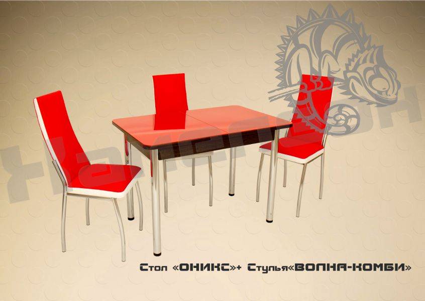 стол оникс + стул волна-комби в Нижневартовске