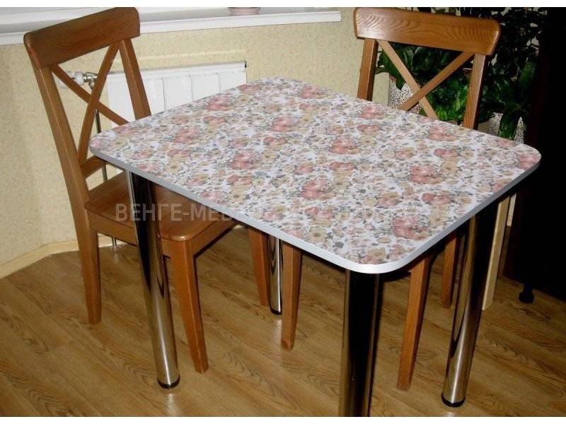 стол обеденный цветы прованс в Нижневартовске