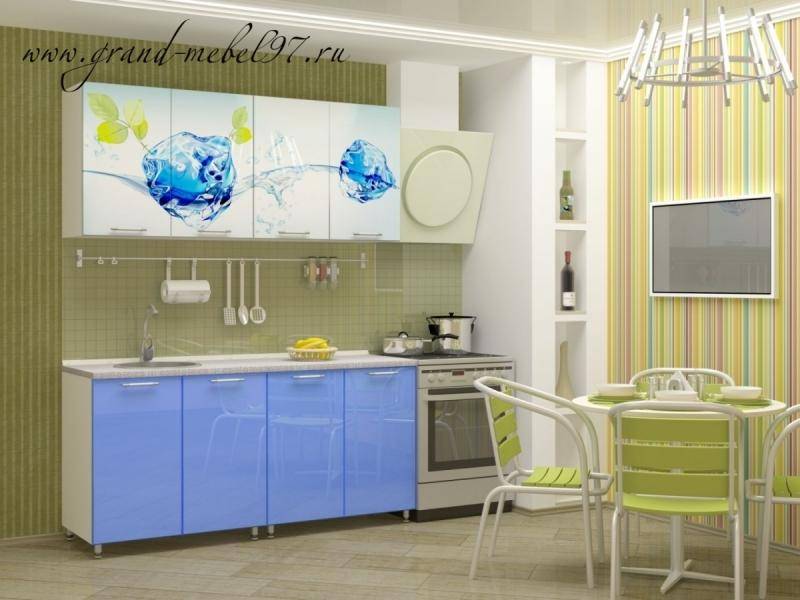 кухня с фотопечатью 047 в Нижневартовске