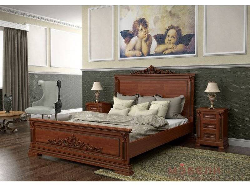 кровать брайтон с резьбой в Нижневартовске