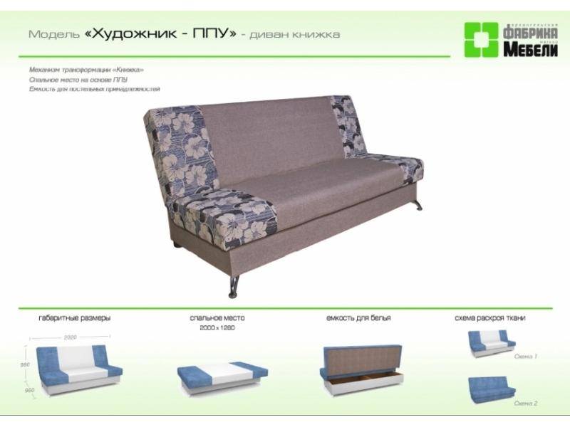 прямой диван художник ппу в Нижневартовске