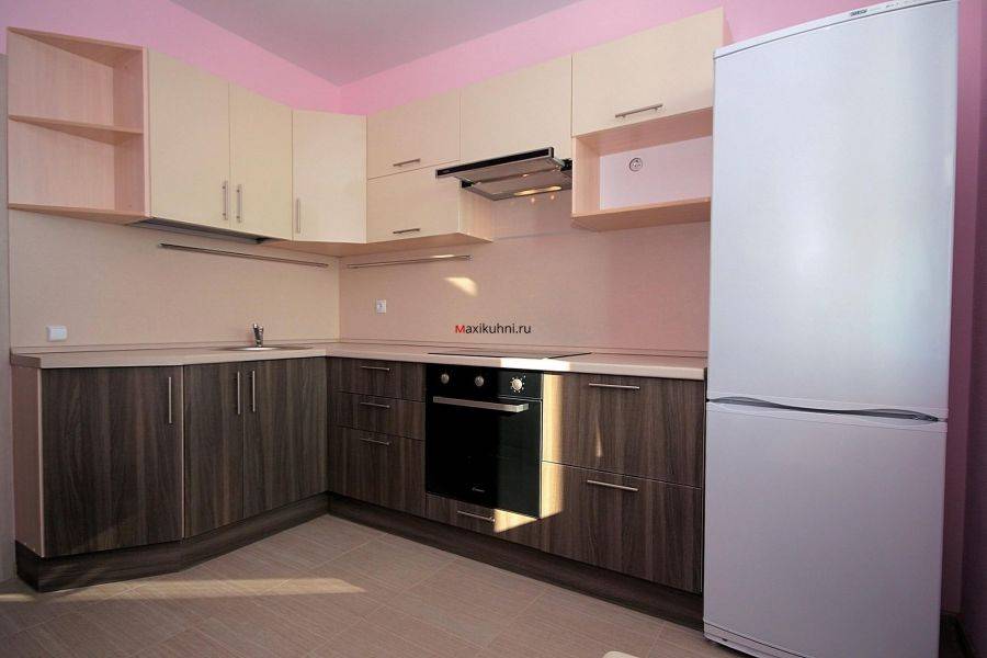 кухня стильная ванильное дерево в Нижневартовске