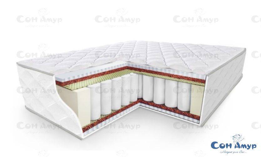 матрас с независимыми пружинами латекс в трикотаже в Нижневартовске