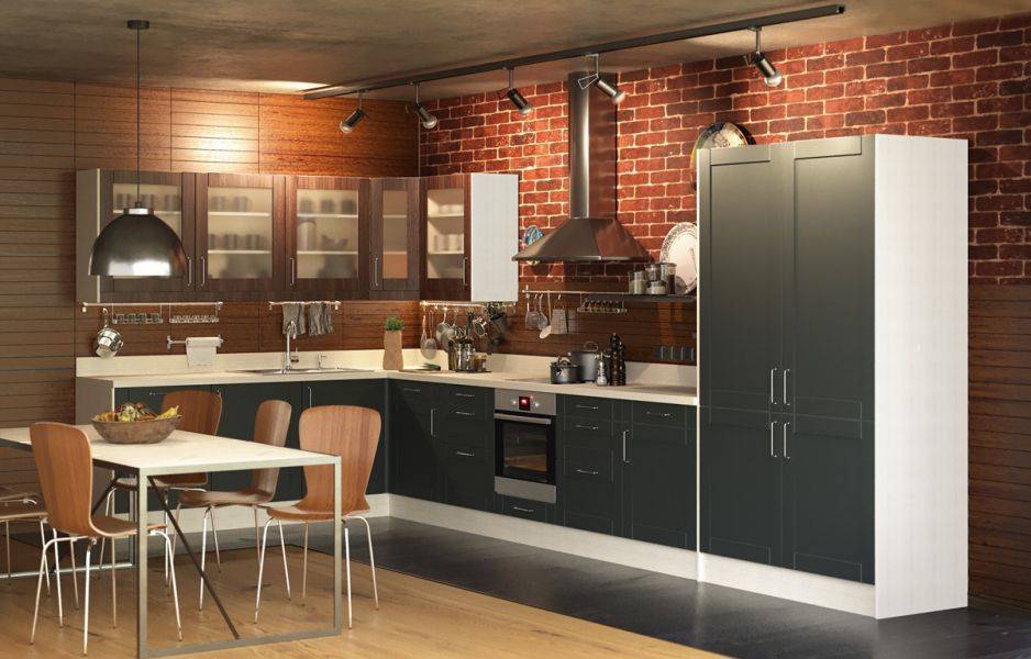 кухня угловая лофт в Нижневартовске