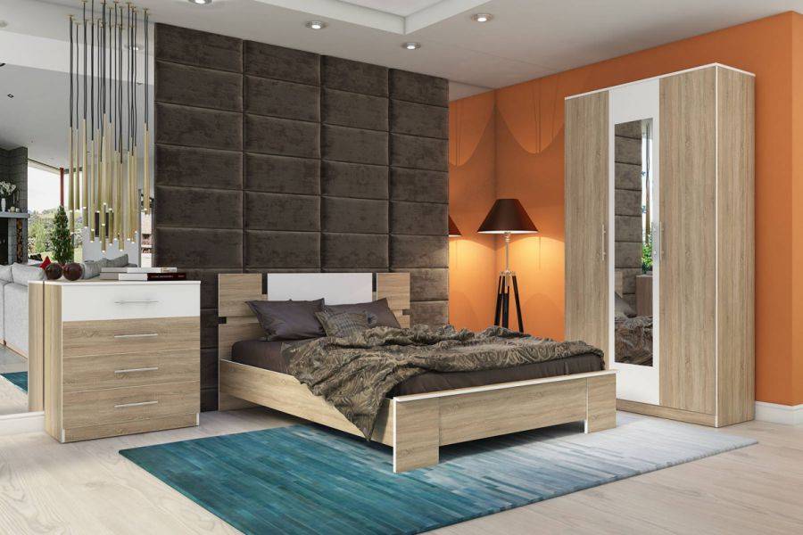 спальня оливия дуб сонома в Нижневартовске