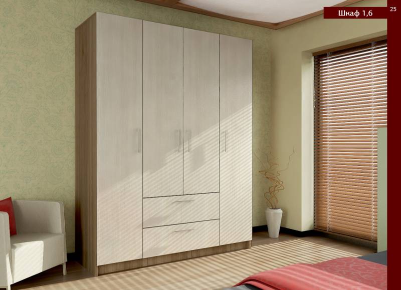 шкаф 1,6 с ящиками в Нижневартовске