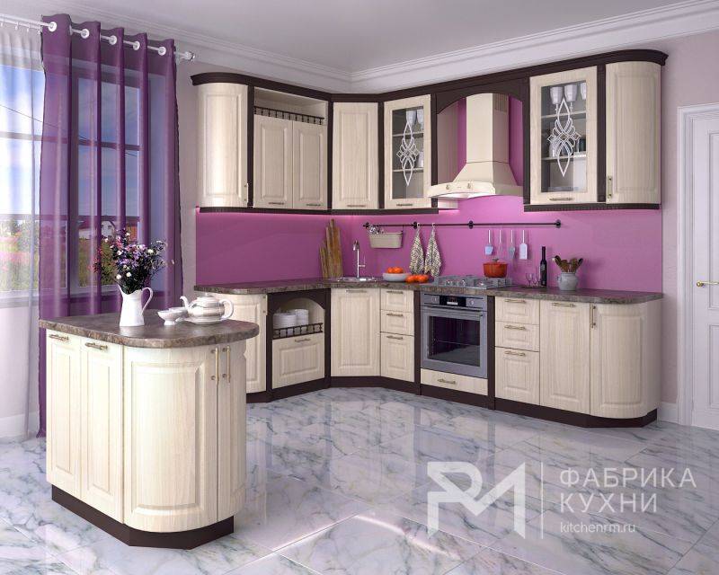 классическая кухня грецкий орех шоколад шагрень в Нижневартовске