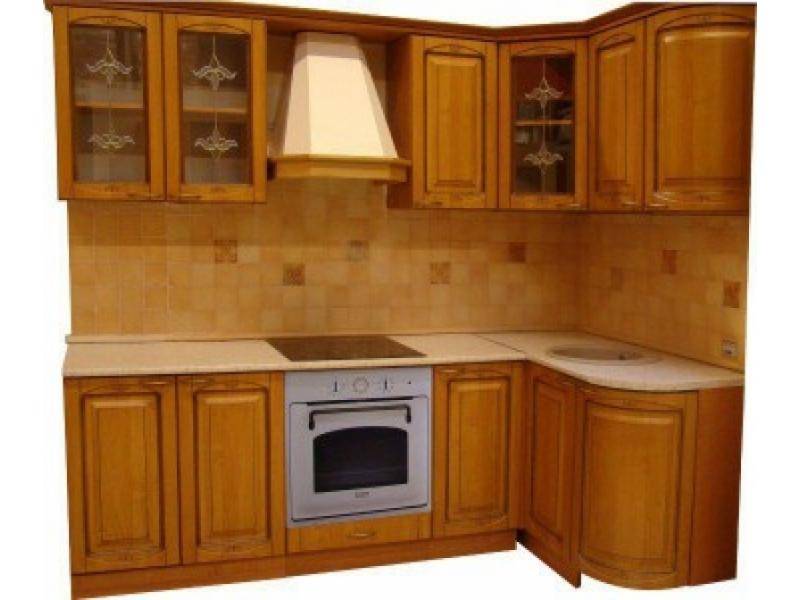 кухонный гарнитур угловой ольха 2 в Нижневартовске