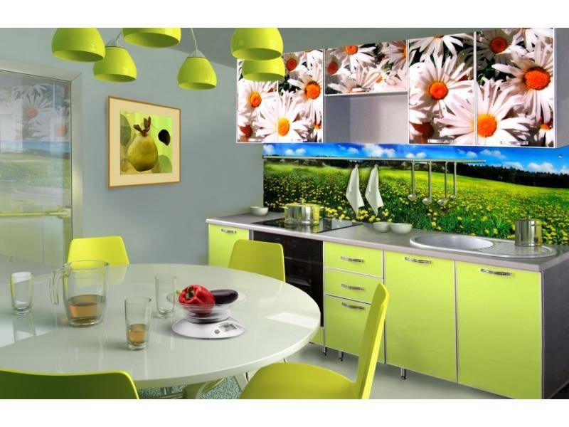 зеленая кухня модерн 12 в Нижневартовске