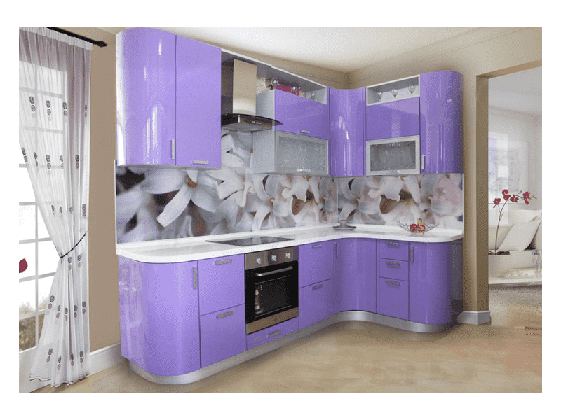 кухня карина фиолетовая в Нижневартовске