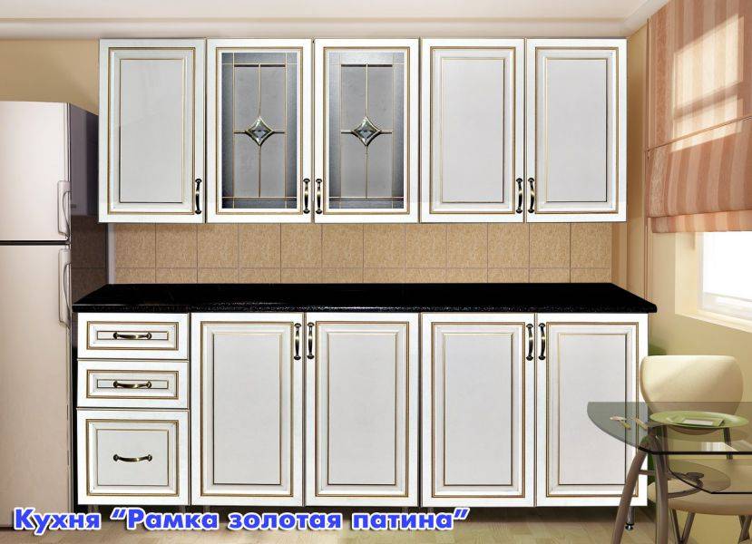 кухня рамка золотая патина в Нижневартовске
