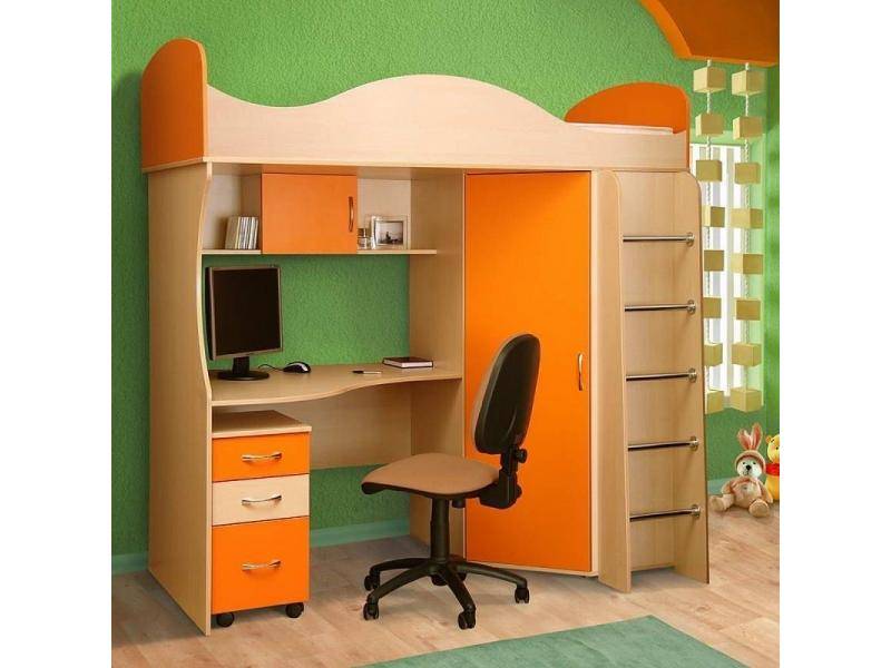 детская кровать-чердак волна в Нижневартовске