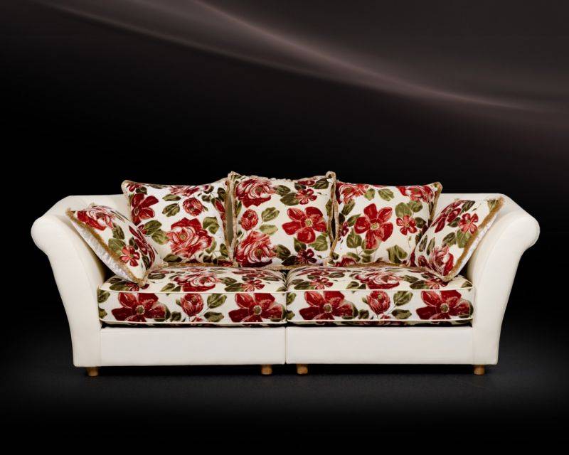 тканевый диван с цветами прованс в Нижневартовске