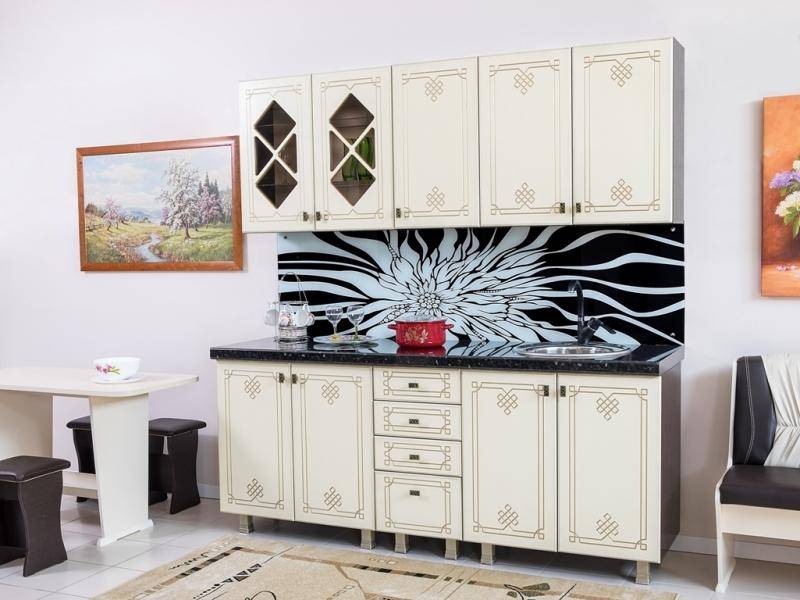 кухня вета-1 крем-золото в Нижневартовске