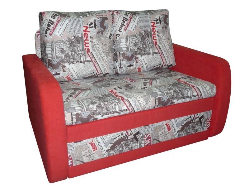 одноместный яркий диван бордо в Нижневартовске