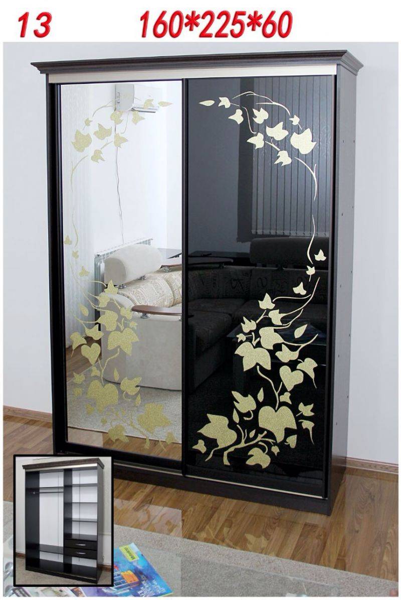 шкаф-купе с орнаментом в Нижневартовске