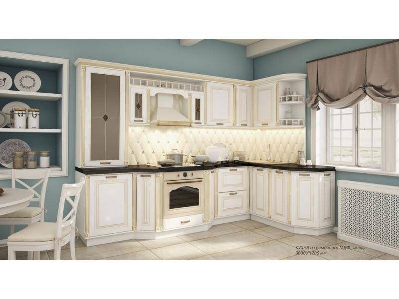 кухня из рамочного мдф эмаль в Нижневартовске