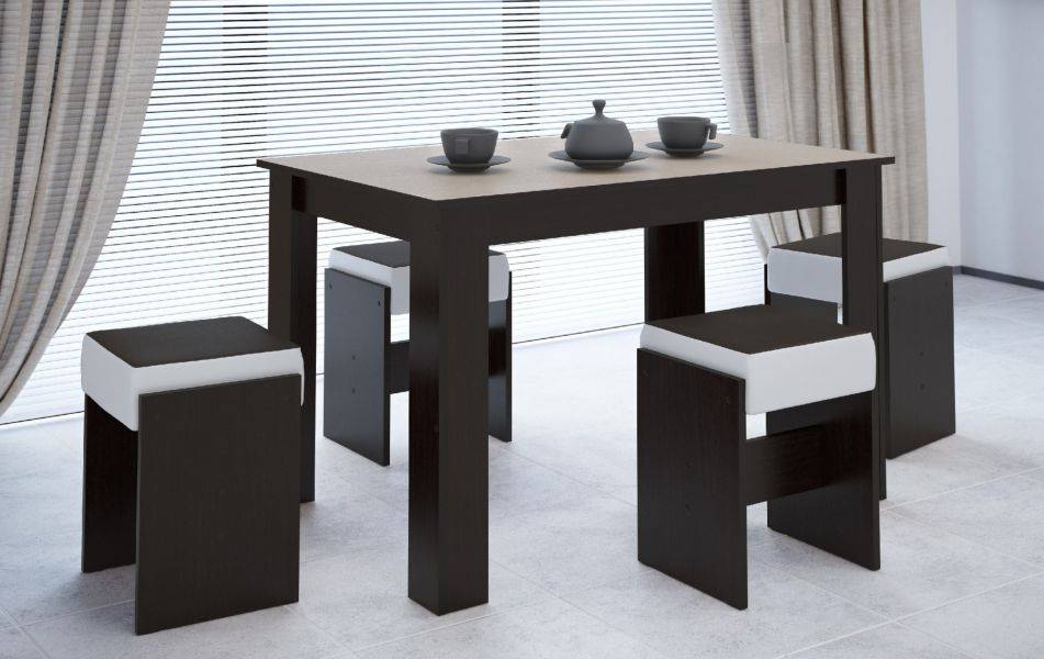 стол колибри венге/дуб молочный в Нижневартовске