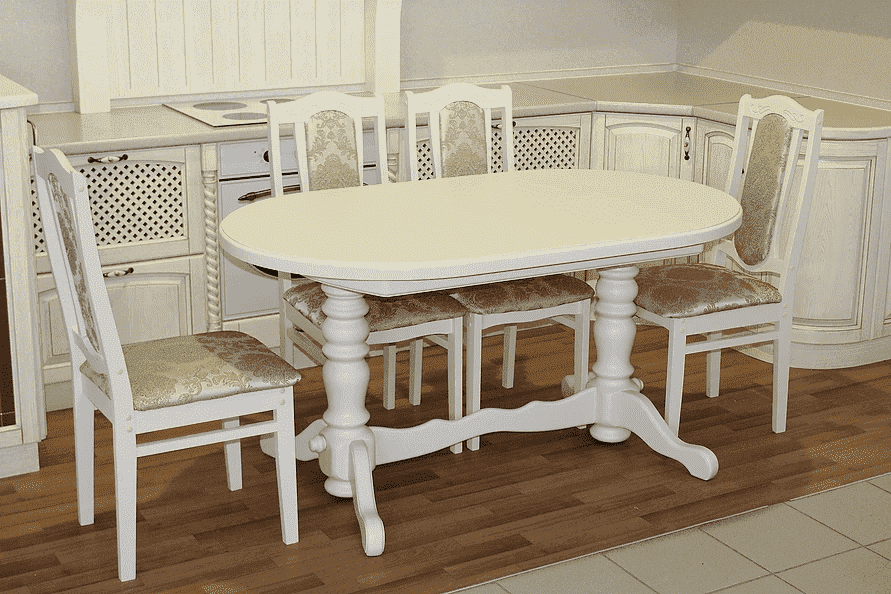 столовая группа стол и стулья из бука в Нижневартовске