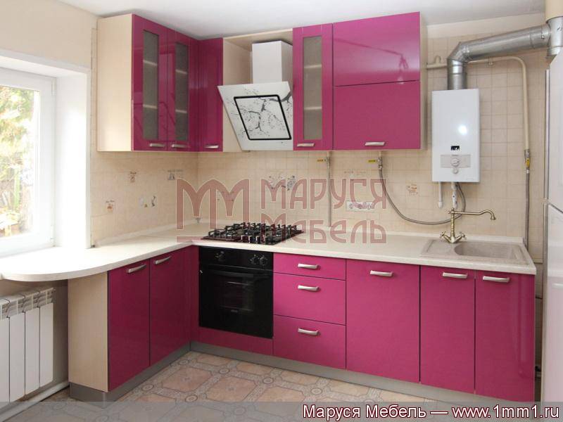 кухня угловая пластик в Нижневартовске