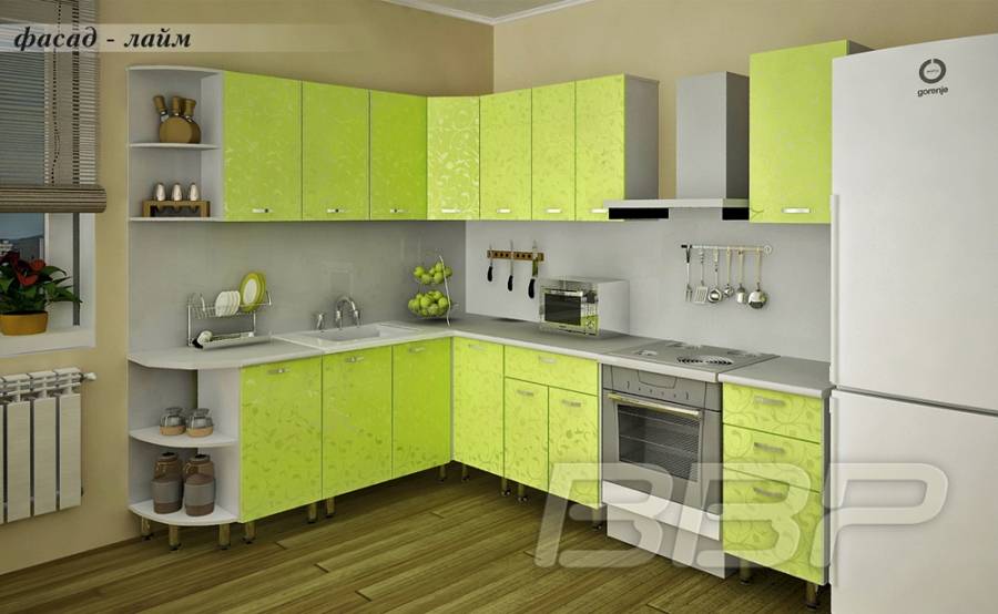 кухонный гарнитур весна-лайм в Нижневартовске