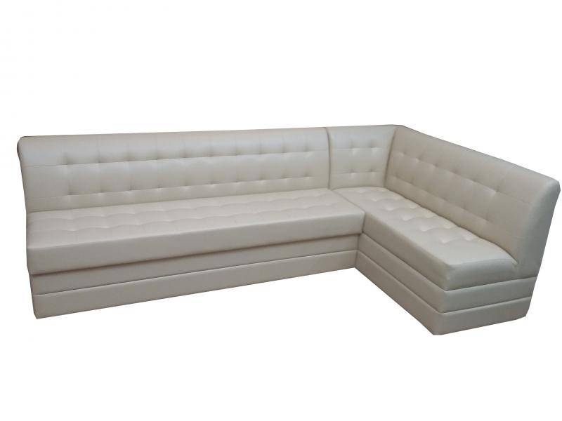 светлый кухонный уголок с утяжками в Нижневартовске