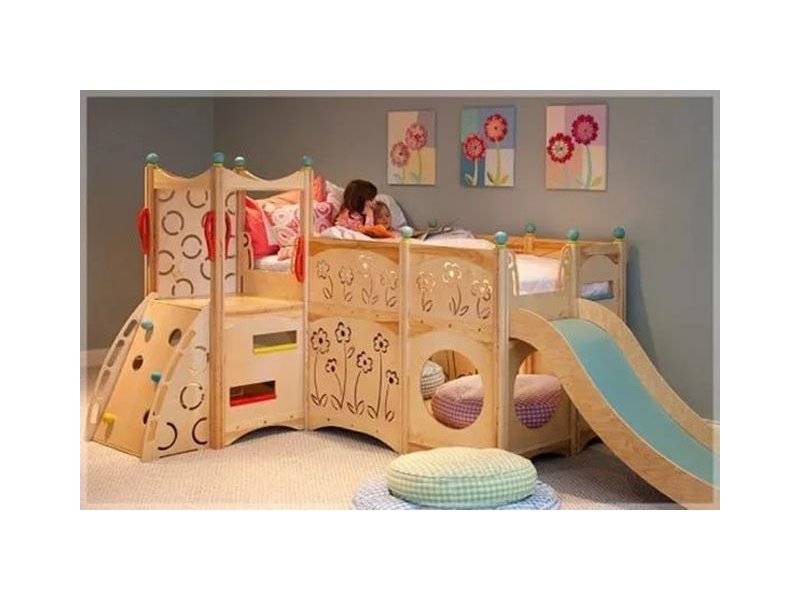 детская оригинальная кровать с горкой в Нижневартовске