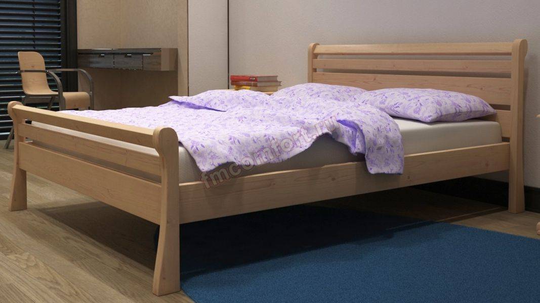 кровать из дерева идиллия 09 в Нижневартовске